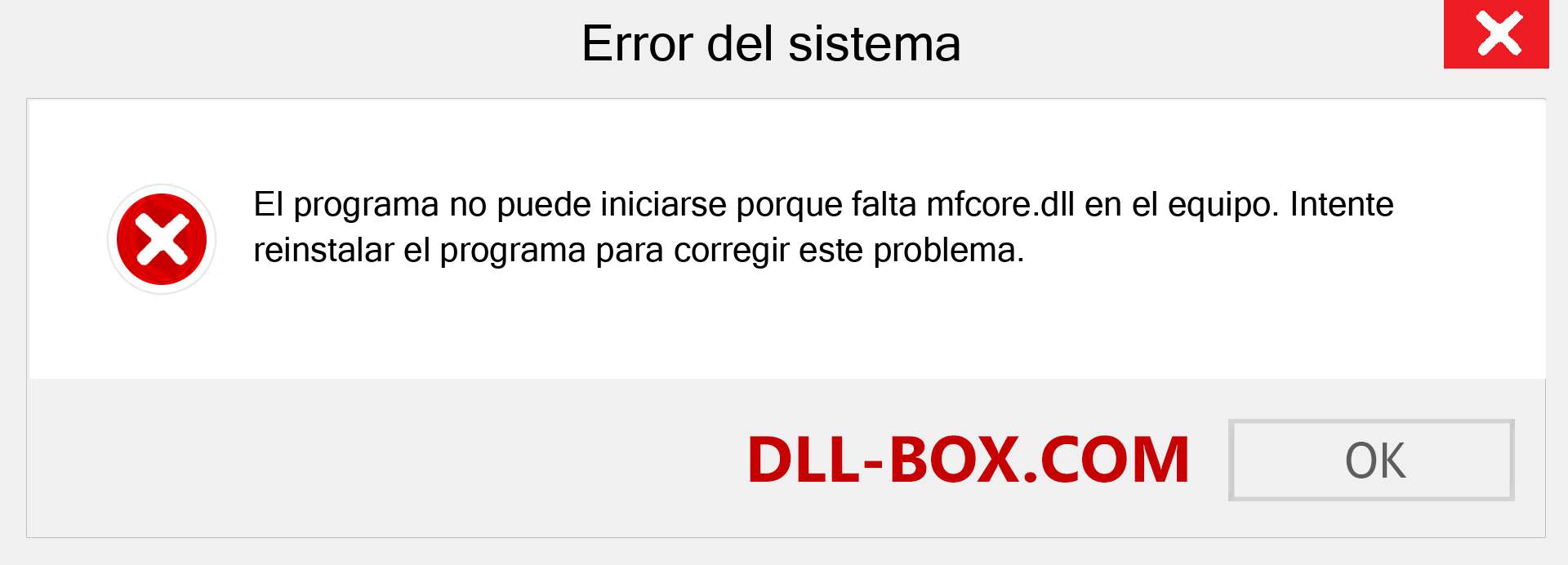 ¿Falta el archivo mfcore.dll ?. Descargar para Windows 7, 8, 10 - Corregir mfcore dll Missing Error en Windows, fotos, imágenes